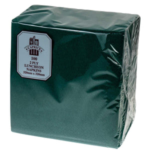 2 ply Luncheon Napkins-Pine Green - Packware