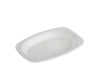 Small White Oval Plates 165x23 - Packware