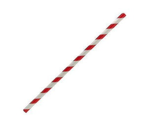 Red And White Paper Straws - Packware