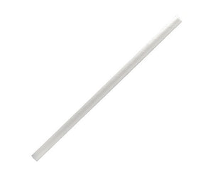 Paper Straw Regular-Plain White-Individually wrapped 2500pc