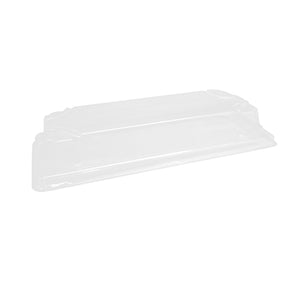 Sushi tray PET lid -long 600pc/ctn