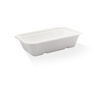 EcoWare Compostable Sugarcane Takeaway Containers - 500ml, 500pc/ctn