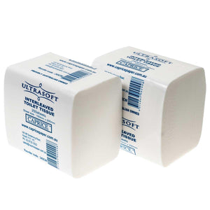 Interleaved Toilet Tissues For Dispenser Ultrasoft Caprice - Packware