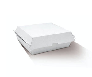 Dinner Box / / White Corrugated / Plain 150pc/ctn