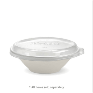 40oz White BioCane Bowl - Packware