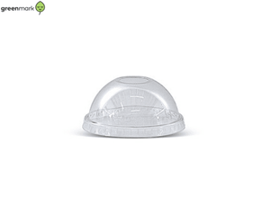 Plastic cup dome lid