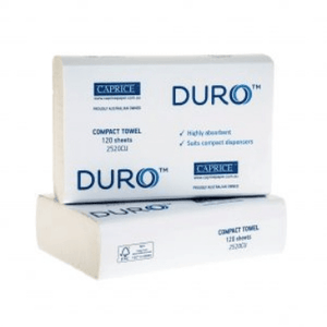 Caprice Duro Compact Interleaved Hand Towel 29cm x 20cm 2520CU - Packware