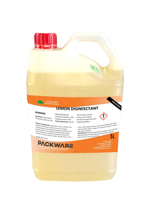 Lemon Disinfectant 5 Litre - Packware
