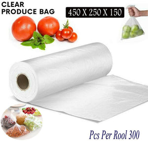 Produce Bag Roll-45 x 25 x 15cm-300 Pieces - Packware