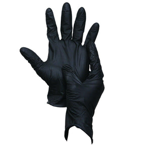 Sabco Nitrile Gloves BLACK X LARGE - Packware